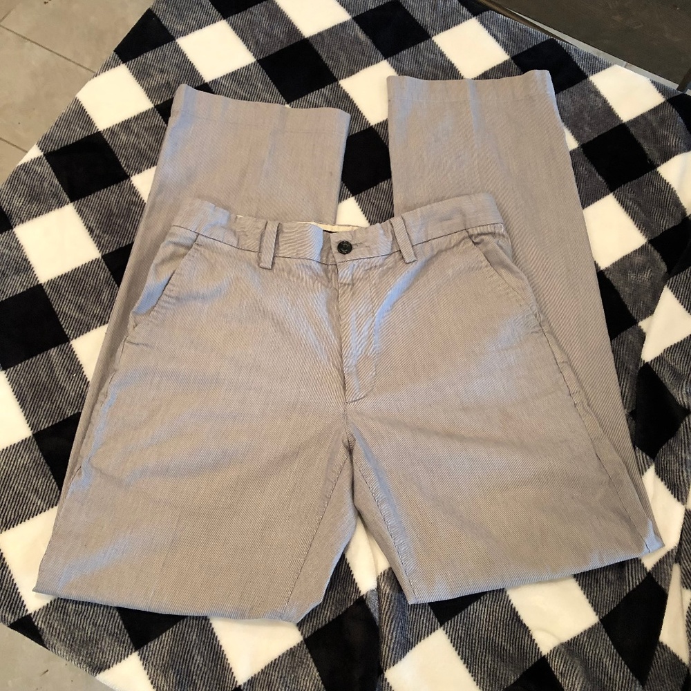 Banana Republic Blue and White Striped Pants 32/34